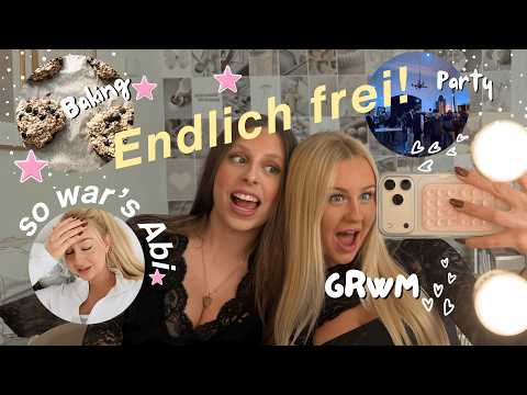 Nach den Abi Klausuren: GRWM & PARTY VLOG | MaVie Noelle