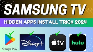 Samsung smart tv || Install Hidden Apps || Download Play Store