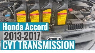 Honda Accord 2013-2017 Change CVT Transmission Fluid 🚗