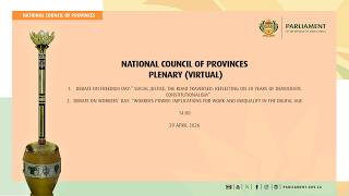 National Council of Provinces Plenary, 29 April 2026