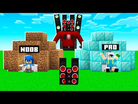 TİTAN SPEAKERMAN VS ENES YAPI KAPIŞMASI - 😱 Minecraft