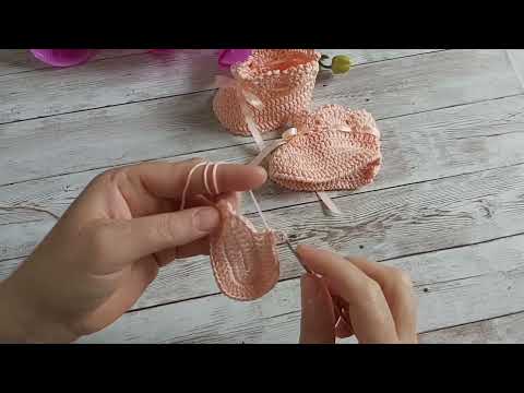 Botosei crosetati "Mihaela " 0-3luni.Tutorial pas cu pas. Incepatori @zinacrochettricot