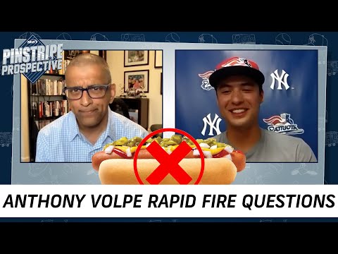 Anthony Volpe names favorite teams, former pitcher he'd want to face | Pinstripe Prospective | SNY