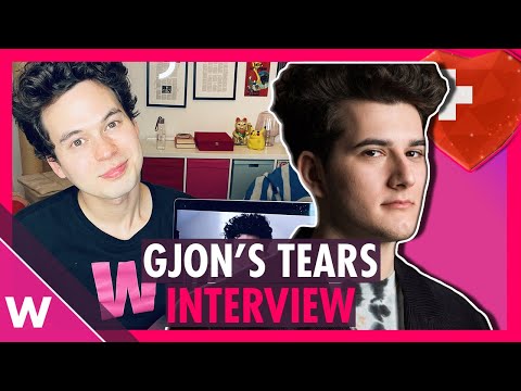 Gjon's Tears says "Tout l'univers" was written in English | Switzerland Eurovision 2021 INTERVIEW