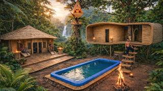 Incredible Top 10 Bamboo Jungle House with Pool And Hidden Treehouse