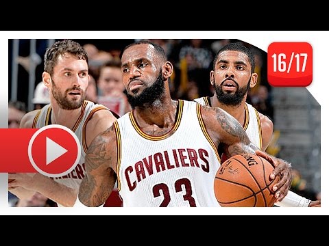 LeBron James, Kyrie Irving & Kevin Love Full Highlights vs Nets (2016.12.23) - TOO EASY!