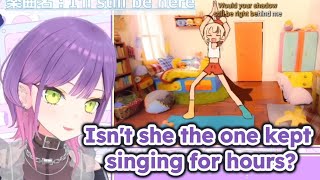 Towa watched Gigi's music video and realized the contrast from the "September" stream