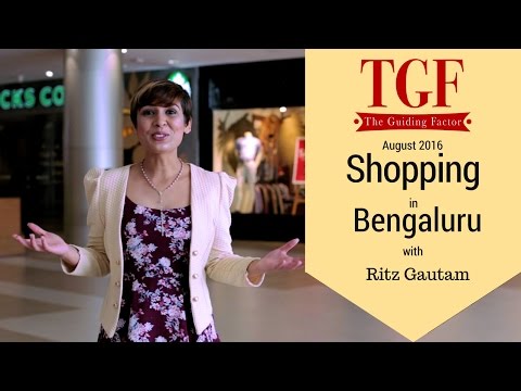 Shopping in Bangalore, India | August 2016 | Shopping places to visit in Bangalore