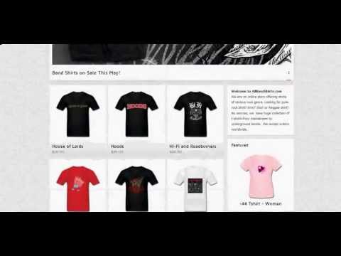 Shop Rock, Punk, Metal Band Shirts @ AllBandShirts.com