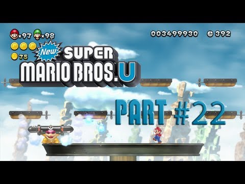 New Super Mario Bros. U 100% Co-op Walkthrough Part 22