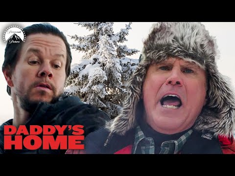 Thumbnail of the video: Will Ferrell and Mark Wahlberg Find the Perfect Christmas Tree