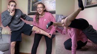 Teaching My Girlfriend How To Wrestle (Shes GOOD!)