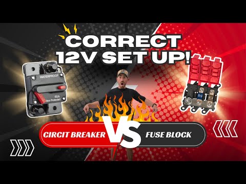 ⚡Fuse vs Breaker🚨 The TRUTH About 12V Setups Nobody Tells You!