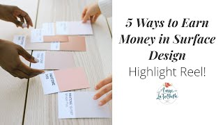 5 Ways to Earn Money in Surface Pattern Design