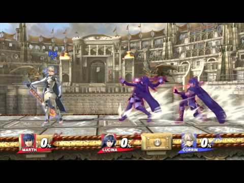 Smash 4 ~ Marth and Lucina Moveset Comparison