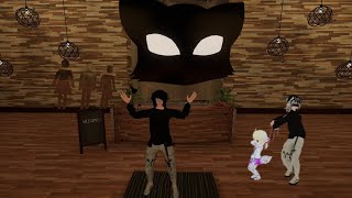 VRChat: what's at the black cat?