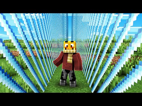 Minecraft, aber ich kann mich nur auf einer Linie bewegen