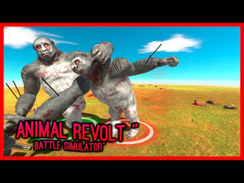 Animal Revolt Battle Simulator - DEATH MATCH - giant gorilla vs giant gorilla ...