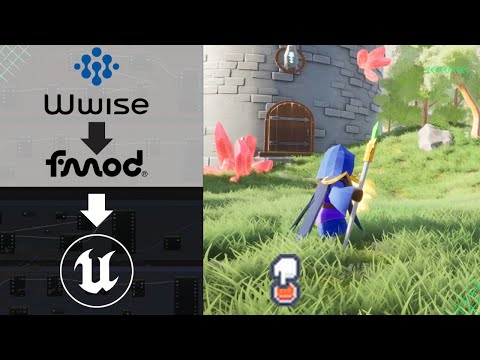 Creating and Implementing Spells with Wwise, FMOD and Metasounds into Unreal Engine 5!