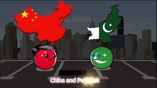 China and Country Relations 2025 #china  #countryballs #relationship