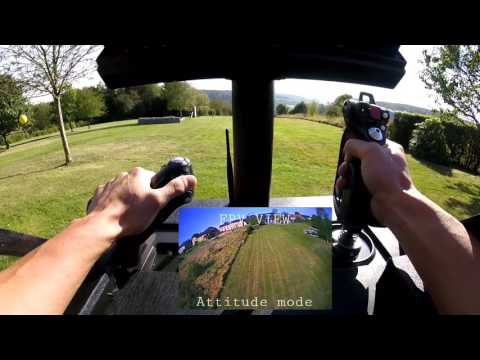 Eachine Falcon 250 with windbox X52 Pro - Point Of View and FPV