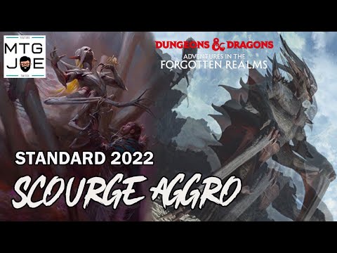 Mono Black Scourge Aggro | Forgotten Realms Standard 2022 | MTG Arena Gameplay