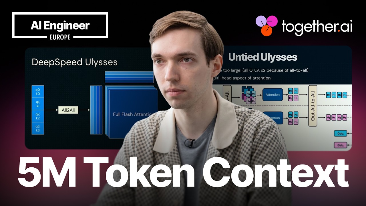 Together AI Pushes LLM Context Limits to 5 Million Tokens - AI Engineer