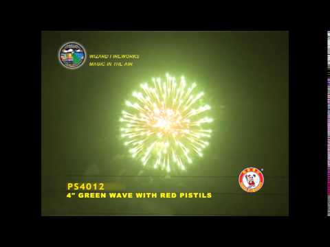 SB100WA04 - 4 INCH SHELL - WIZARD FIREWORKS - PS4012