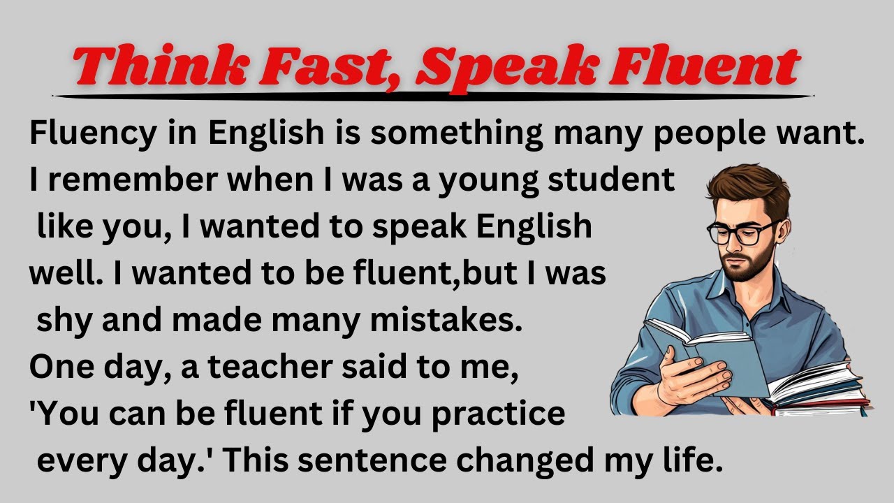 Graded Reader || Improve Your English Skills || Learn English  Story || Think Fast , Speak Fluent ||