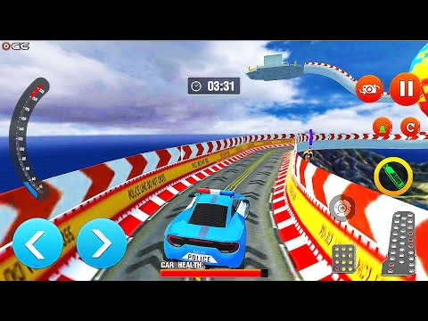 Police Ramp Car Stunts GT Racing Car Stunts Game - Impossible Tracks Drive - Android GamePlay #3