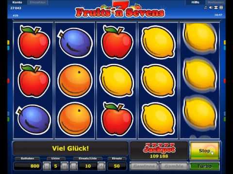 Fruits'n Sevens 20Euro auf 50 cent Online