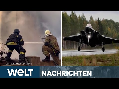 PUTINS KRIEG: Massiver Angriff auf ukrainische Städte! Polen lässt Kampfjets aufsteigen! | STREAM