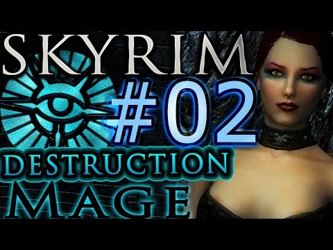 Skyrim Destruction Mage (Vanilla Gameplay) Walkthrough/Let's Play [Part 2] W/Female Armor PC Mods