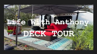 My Tiny RV Life: Deck Tour | Sleep Hack | Happy Valentine’s Day