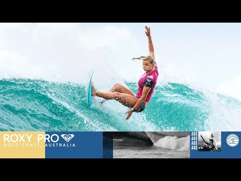 Moore vs. Peterson vs. Callaghan - Round Three, Heat 1 - Roxy Pro Gold Coast 2018