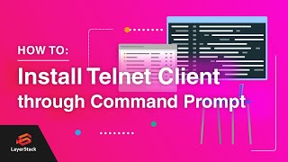 How to install telnet client through command prompt on Windows cloud servers