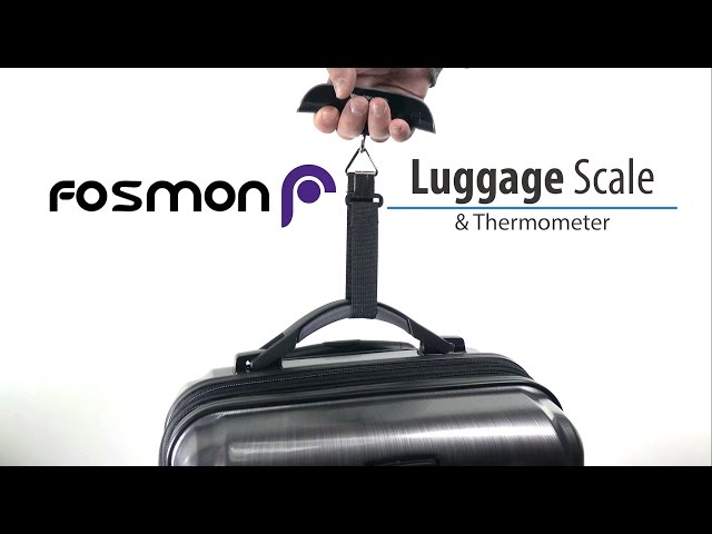 Digital Luggage Scale with Temperature Dsiplay