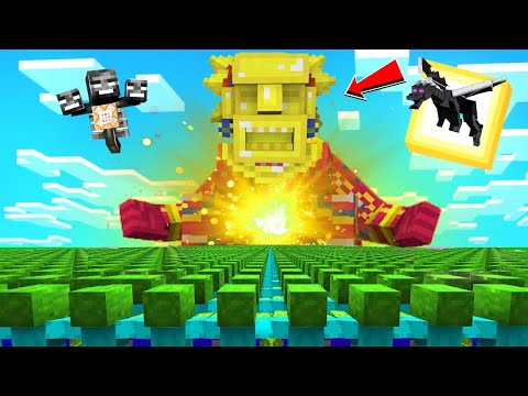 Most Powerful Mob vs Ender Dragon & Wither Army in Minecraft...