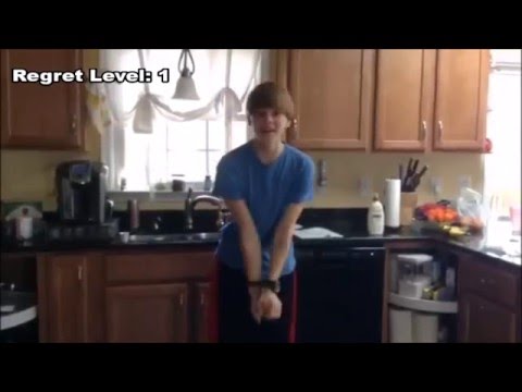 TJ kills himself on a pile of legos