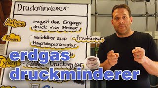 Erdgas 12 I Der Druckminderer... Aufgabe, Funktion und Einbauvorschriften!
