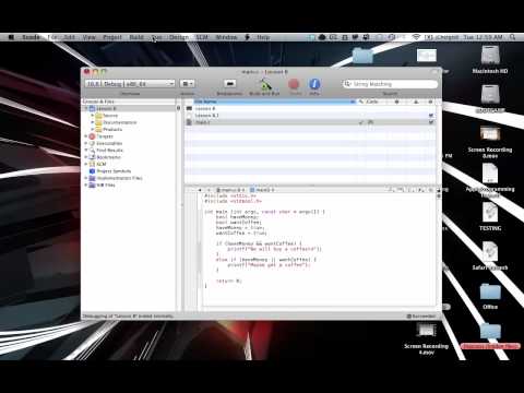 C Programming on the Mac L8 - Booleans and Logical Operators