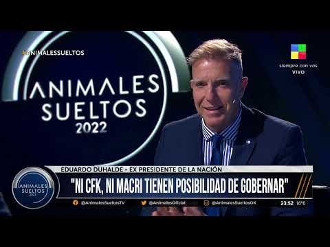 🎙️ Mano a mano de #AnimalesSueltos con Eduardo Duhalde