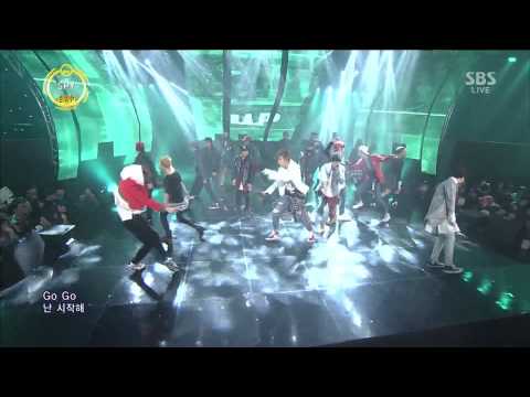 140316 B A P Spy @ Inkigayo 1080P