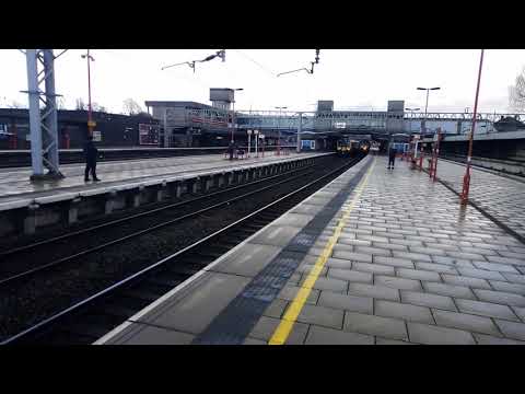 FL 47830 'Beeching Legacy' thrashing through Stafford, 4Z48 Northampton Yard to Crewe BH 13/2/20