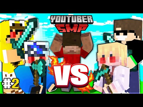 MK Gaming -  Minecraft Youtuber SMP #2 |  THE WAR BETWEEN PHE ZIOKASS and PHE T_L!  WHICH SIDE WILL I BE ON?