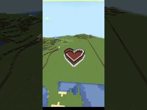 Heart ❤ || Minecraft build ||  @SHA-BEE  #minecraft #minecraftstarter #kingsong