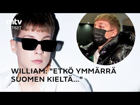 Räppäri William saapui oikeuteen ja kiihtyi toimittajille: "Etkö ymmärrä suomen kieltä..."