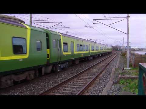 Dart train number 8606 heading Norththbound to Booterstown, Dublin