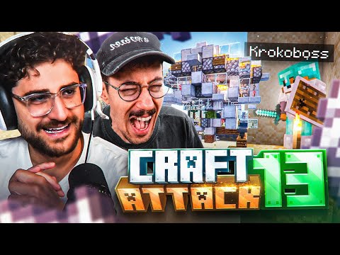 ICH HABE EINE KNOCHENMEHLFARM GEBAUT!💪 CRAFT ATTACK 13 MIT DEN SÄULEN DES GAMINGS🔥XXL FOLGE