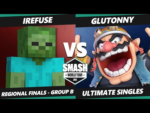 SWT EU RF Group B - Glutonny (Wario) Vs. iRefuse (Steve) SSBU Ultimate Tournament